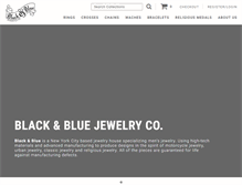 Tablet Screenshot of blackandbluejewelry.com